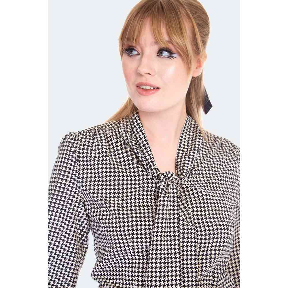 Jersey De Punto De Cuello Alto Voodoo Vixen Para Mujer - Modelo Leah, Multicolor, De Viscosa Y Nylon